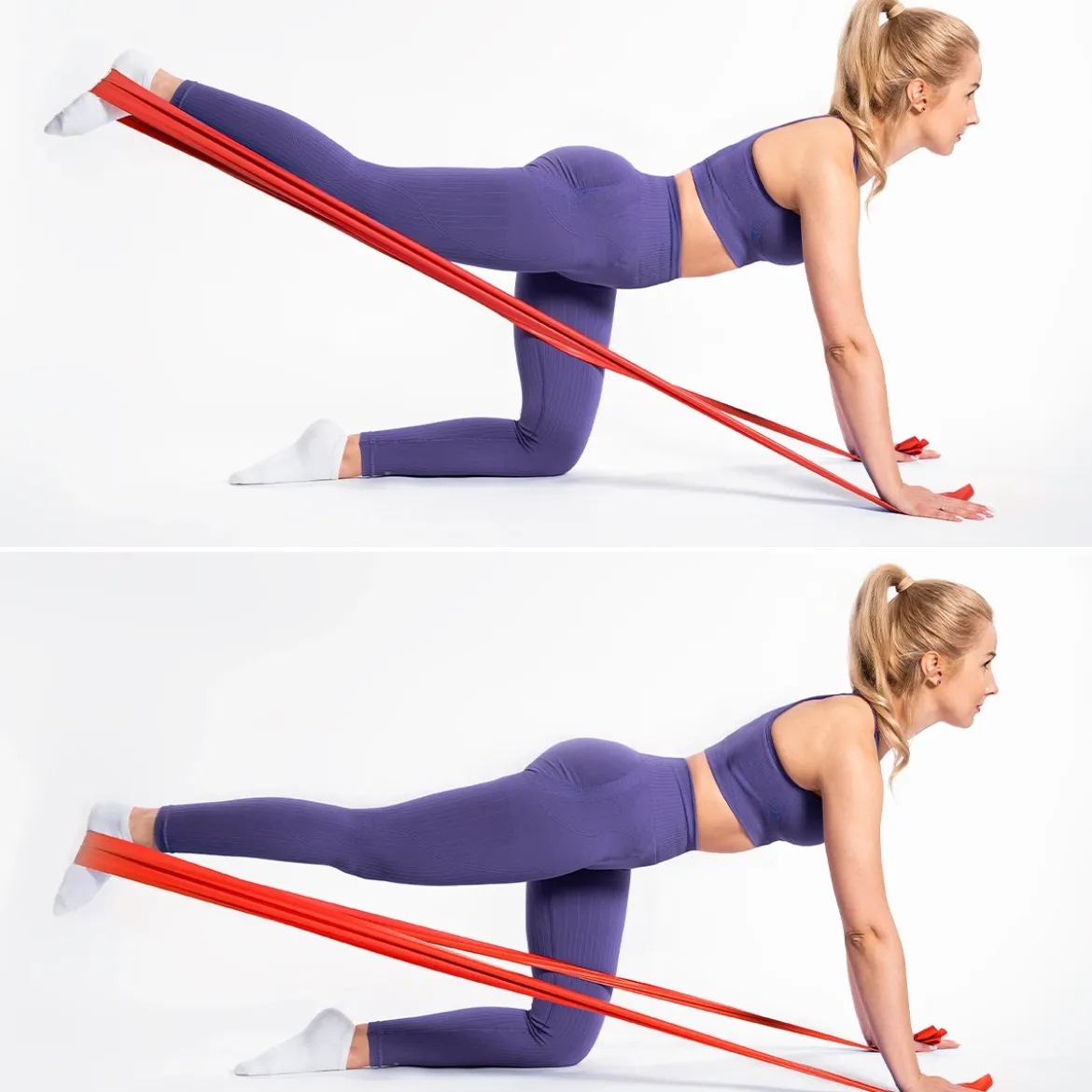 DrFit Taśma rehabilitacyjna lateksowa czerwona 2,2 kg