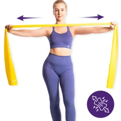 DrFit Taśma rehabilitacyjna lateksowa ciemnożółta 3,6 kg