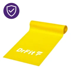 DrFit Taśma rehabilitacyjna lateksowa ciemnożółta 3,6 kg