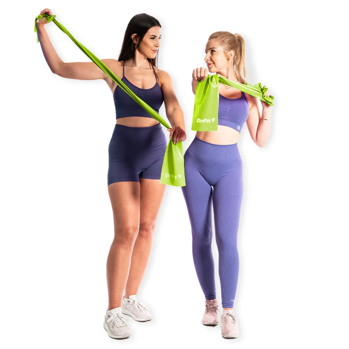 DrFit Taśma rehabilitacyjna lateksowa jasnozielona 2,2 kg