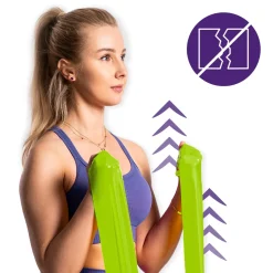 DrFit Taśma rehabilitacyjna lateksowa jasnozielona 2,2 kg