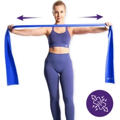DrFit Taśma rehabilitacyjna lateksowa ciemnoniebieska 3,6 kg