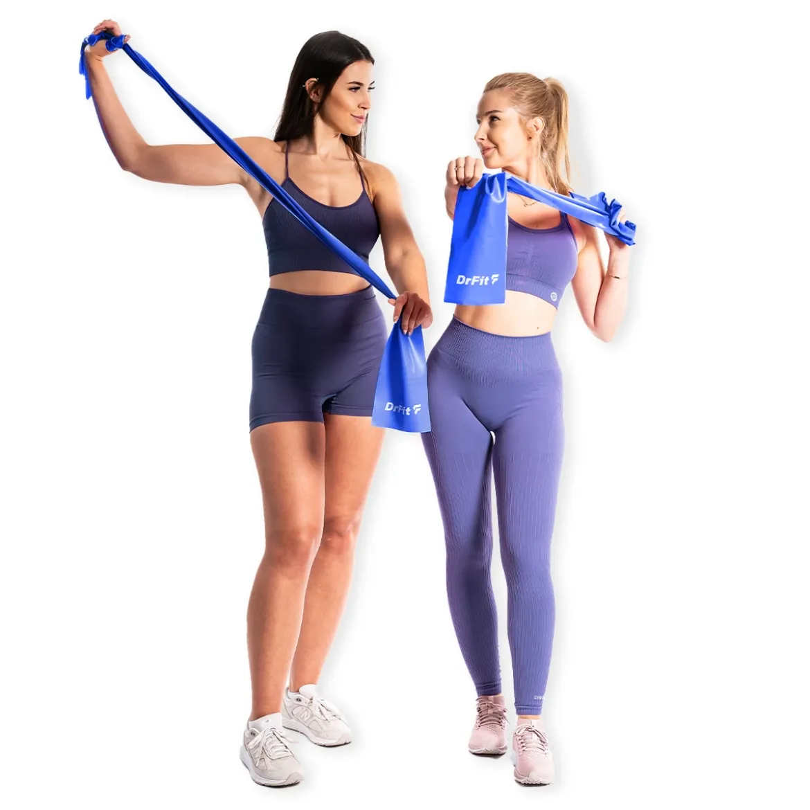 DrFit Taśma rehabilitacyjna lateksowa ciemnoniebieska 3,6 kg