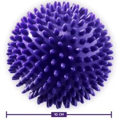 DrFit Twarde piłki z wypustkami sensorycznymi - zestaw 4 piłek