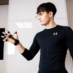 DrFit Wzmacniacz dłoni, palców i przedramienia czarny opór 6-9,5 kg