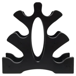DrFit Zestaw 6 hantli 6 kg (2x0,5 kg różowy, 2x1 kg żółty, 2x1,5 kg niebieski) + stojak