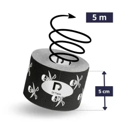 DrTape mocna wodoodporna taśma do tejpingu 5cm x 5m Pirate