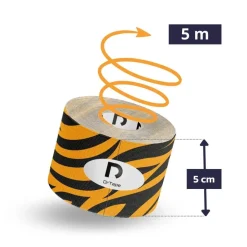 DrTape mocna wodoodporna taśma do tejpingu 5cm x 5m Tiger