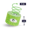 DrTape mocna wodoodporna taśma do tejpingu 5 cm x 5 m zielono - żółty