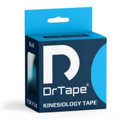 DrTape mocna wodoodporna taśma do tejpingu 5cm x 5m niebieska