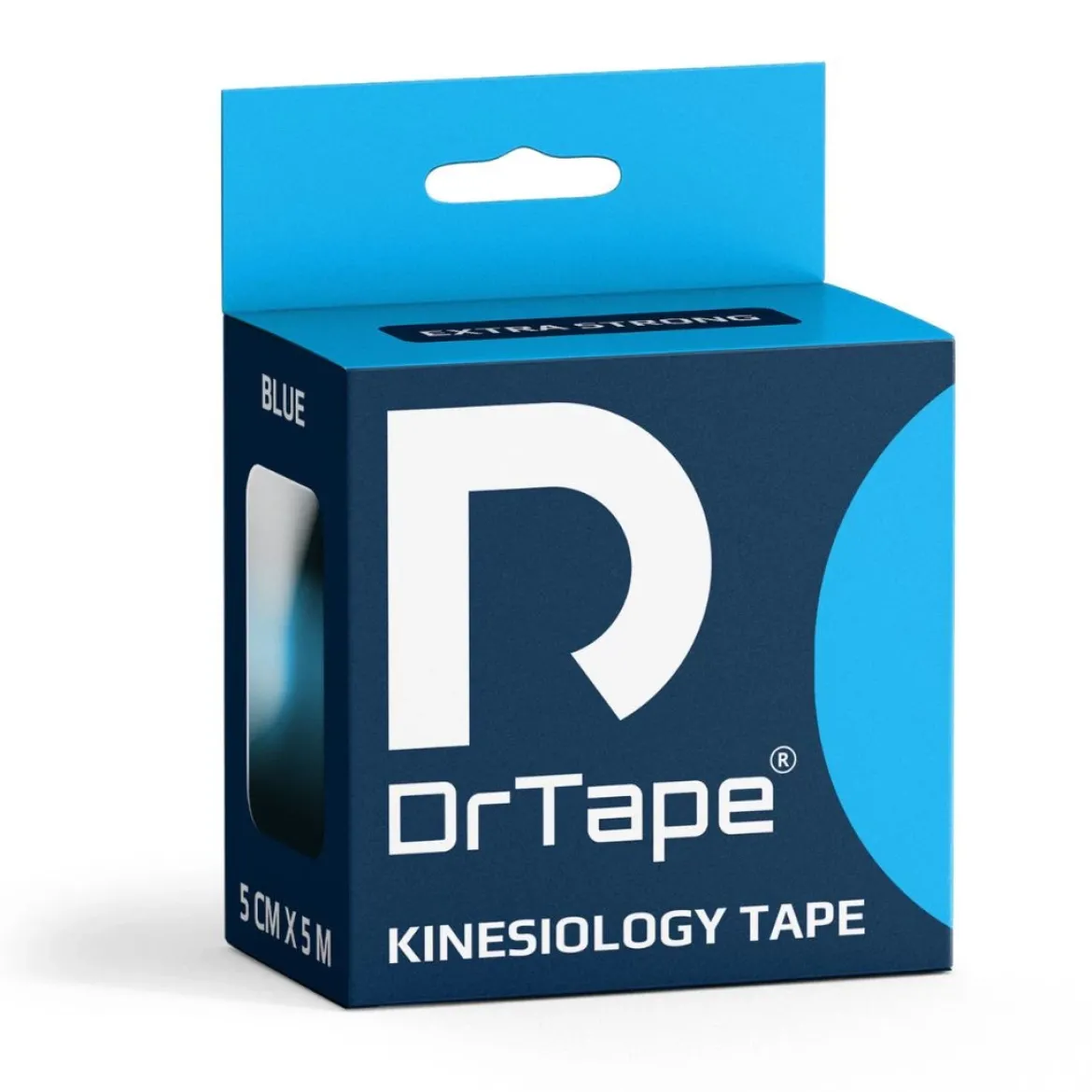 DrTape mocna wodoodporna taśma do tejpingu 5cm x 5m niebieska