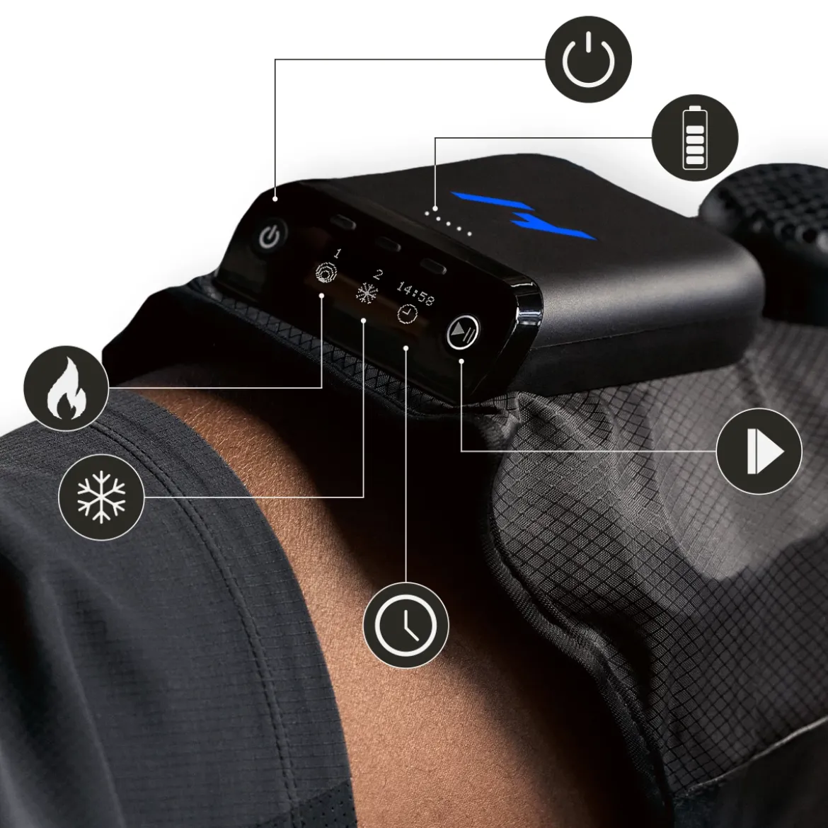 Hyperice Contrast 2 Knee - system do terapii kontrastowej