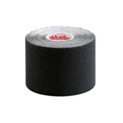 Kinesiology Tape Mueller bawełniana, oddychająca 5 cm x 5 m czarna