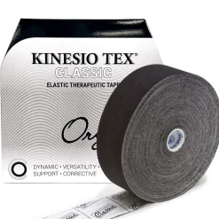 Kinesio Tex Classic hipoalergiczna do dużych partii mięśniowych 5cm x 31,5m czarna