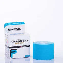 Kinesio Tex Gold FP bawełniana hipoalergiczna 5cm x 5m niebieska