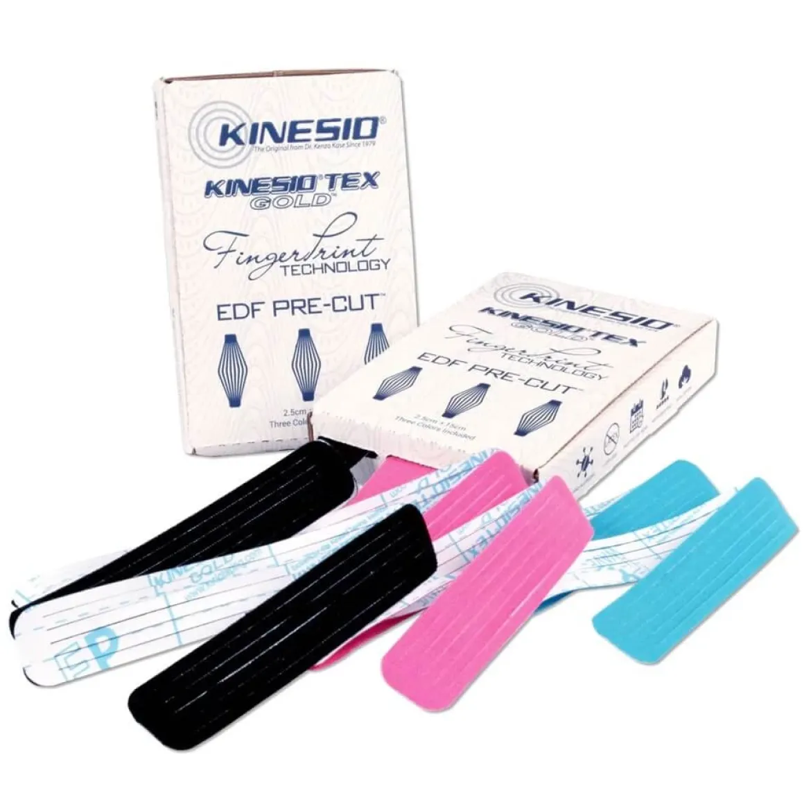 Kinesio Tex Gold Pre-Cut EDF bawełniane z gotowymi nacięciami