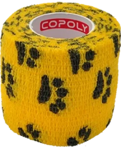 Kohezyjny bandaż typu coban Copoly
