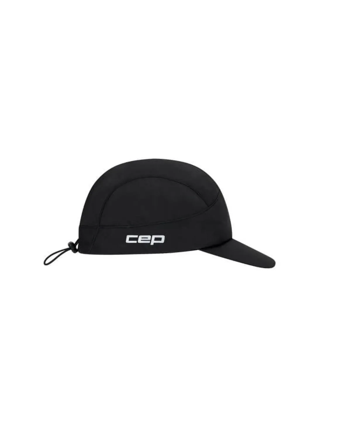 Lekka czapka sportowa z daszkiem regulowana one size CEP unisex czarna