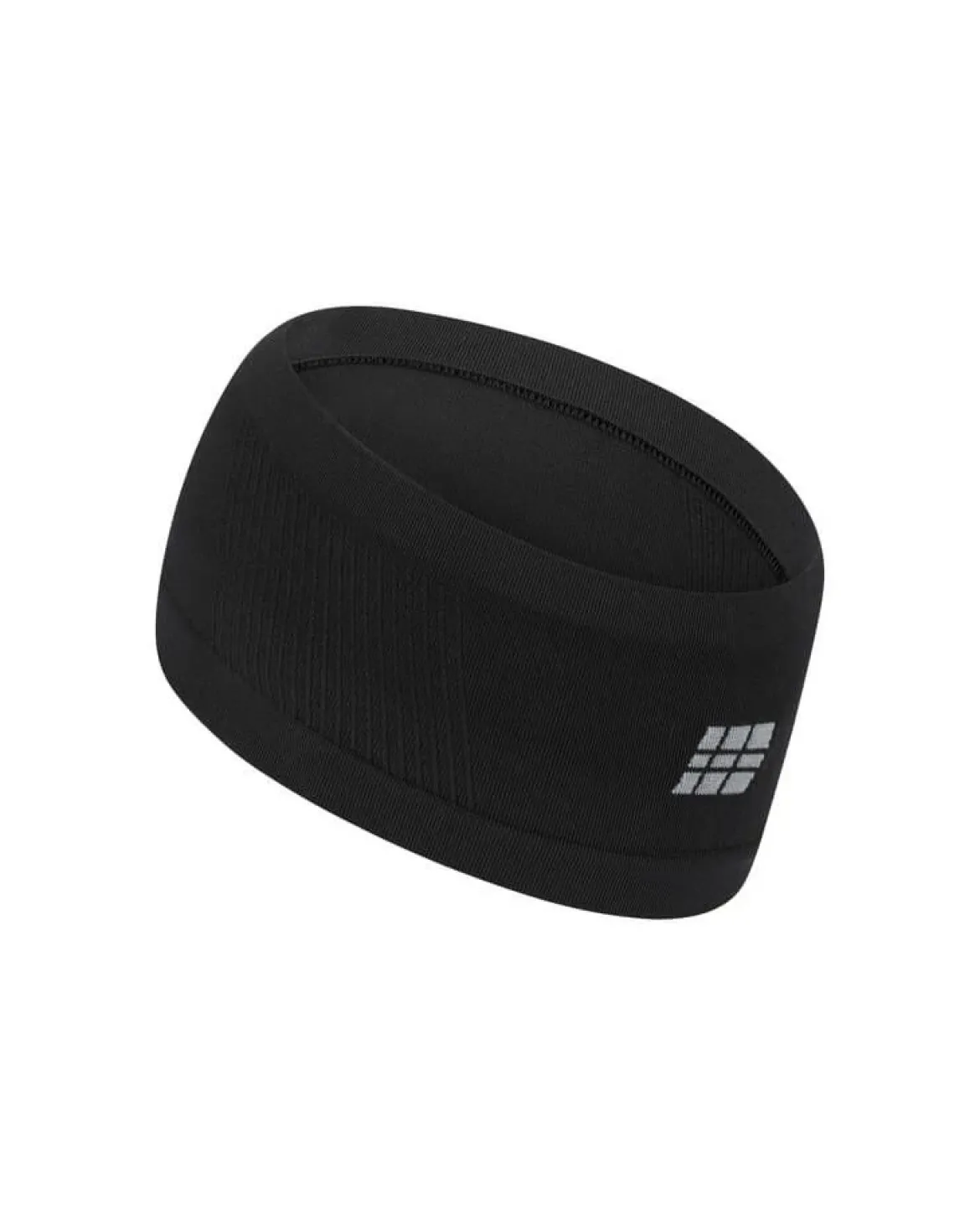 Lekka sportowa opaska na głowę do biegania unisex czarna Core Run CEP