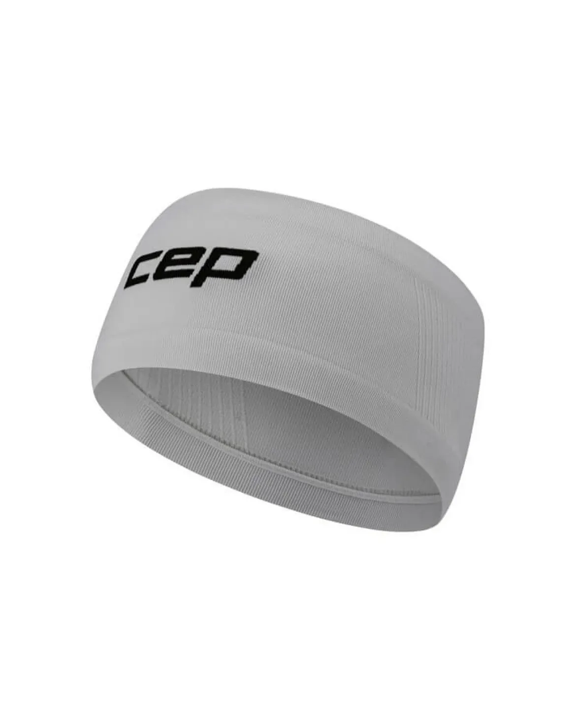 Lekka sportowa opaska na głowę do biegania unisex szara Core Run CEP