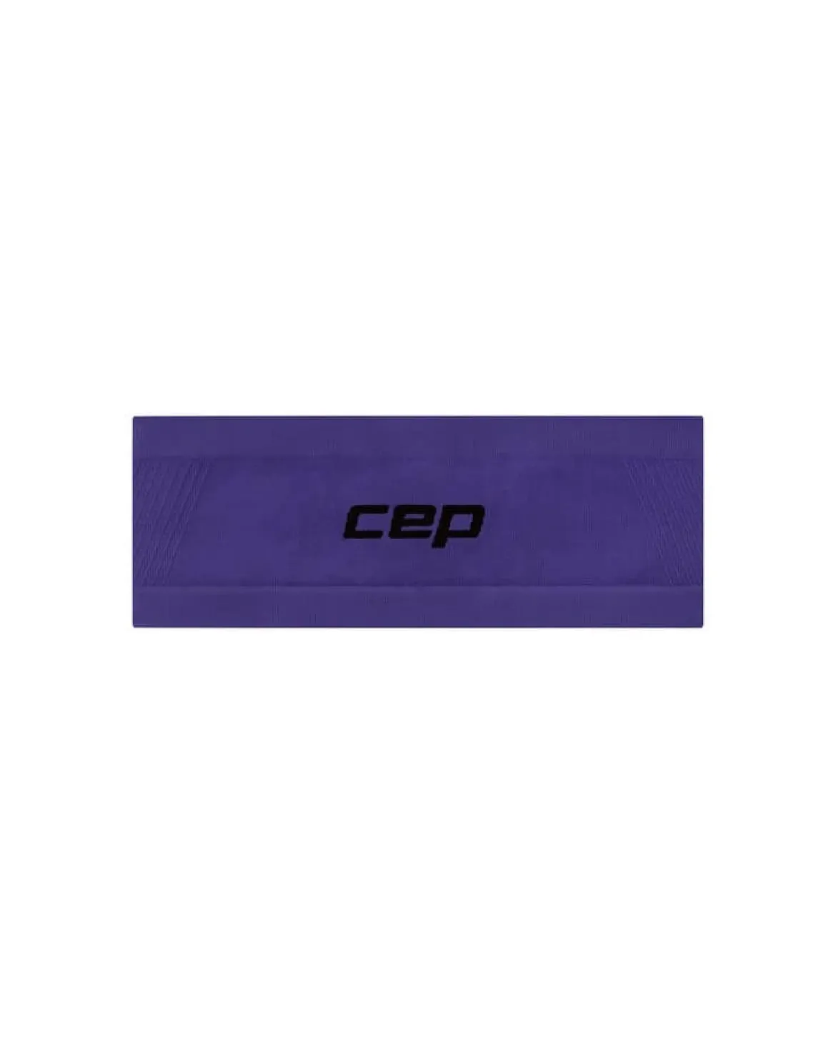 Lekka sportowa opaska na głowę do biegania unisex fioletowa Core Run CEP