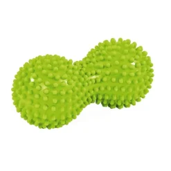 Mini wałek duoball jeżyk z kolcami orzeszek do masażuPinofit zielony