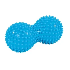 Mini wałek duoball jeżyk z kolcami orzeszek do masażuPinofit niebieski