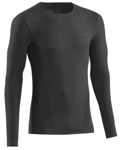 Męska koszulka sportowa z długim rękawem CEP Cold Weather Base czarna