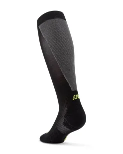 Męskie długie skarpety kompresyjne sportowe CEP Core Run Ultralight czarne