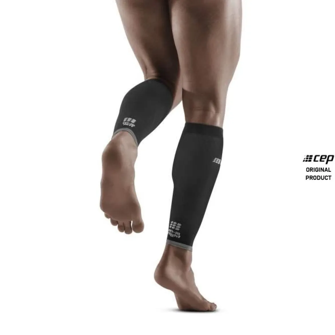 Męskie opaski kompresyjne na łydki sportowe CEP Ultralight czarne