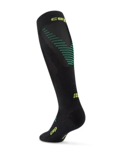Męskie podkolanówki kompresyjne do biegania PRO Run Ultralight CEP czarne