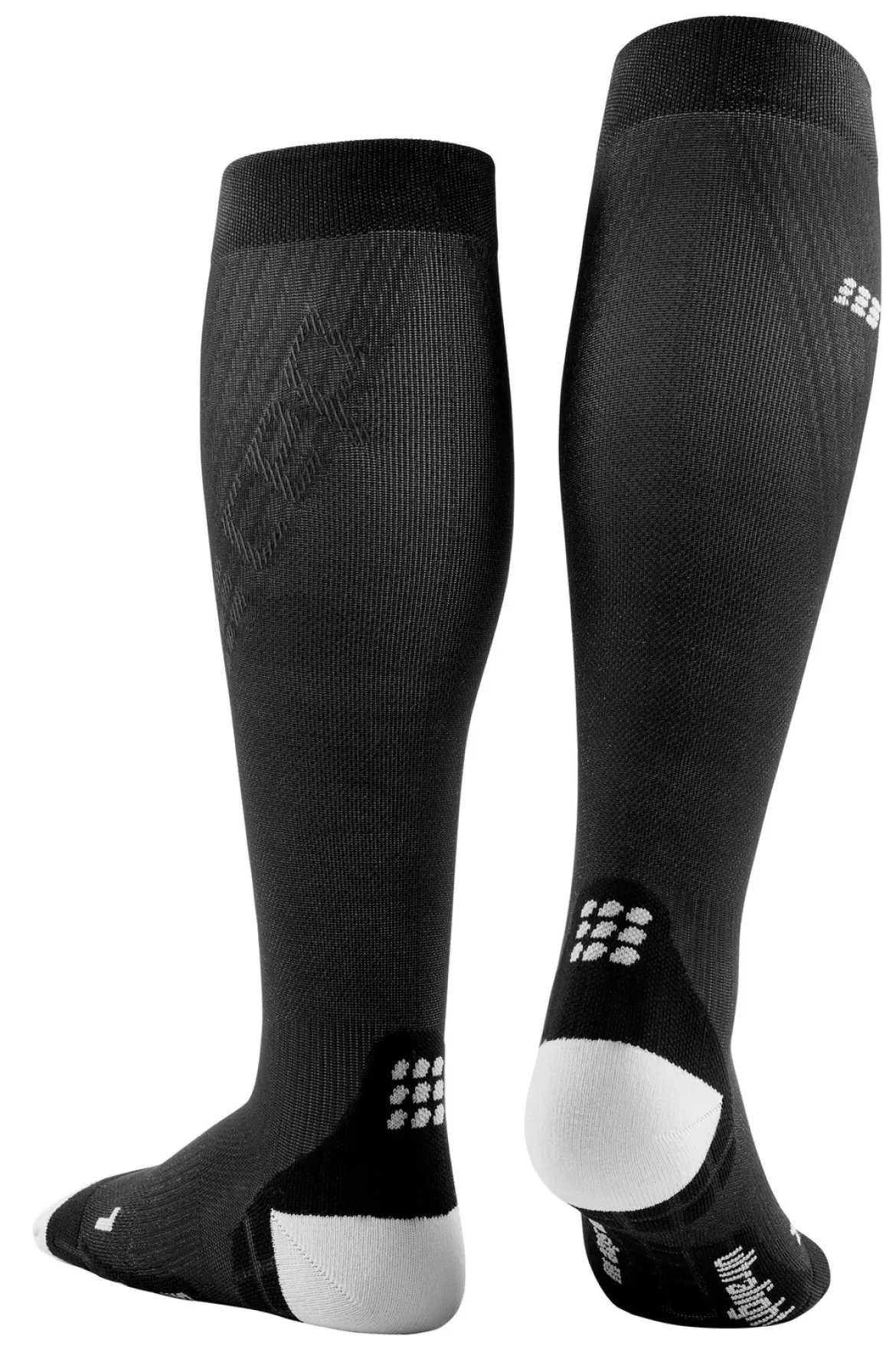 Męskie skarpety kompresyjne sportowe CEP Ultralight wysokie czarne