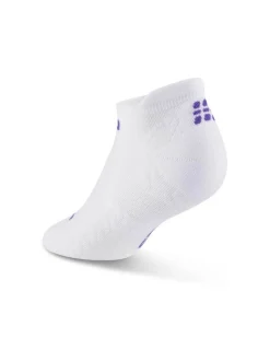 Męskie skarpety kompresyjne sportowe stopki no show CEP Core Run Ultralight białe