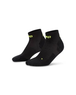 Męskie skarpety kompresyjne sportowe za kostkę low cut CEP Core Run Ultralight czarne