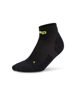 Męskie skarpety kompresyjne sportowe za kostkę low cut CEP Core Run Ultralight czarne