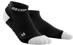 Męskie skarpety kompresyjne sportowe CEP Ultralight low-cut czarne
