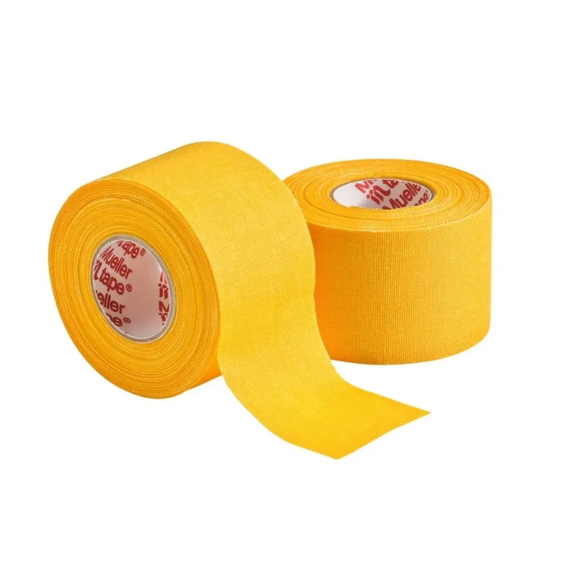 MTape Mueller sztywna, bawełniana taśma impregnowana tlenkiem cynku 3,8 cm x 9 m żółta