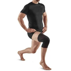 Opaska kompresyjna na staw kolanowy Mid Support Compression CEP unisex czarna