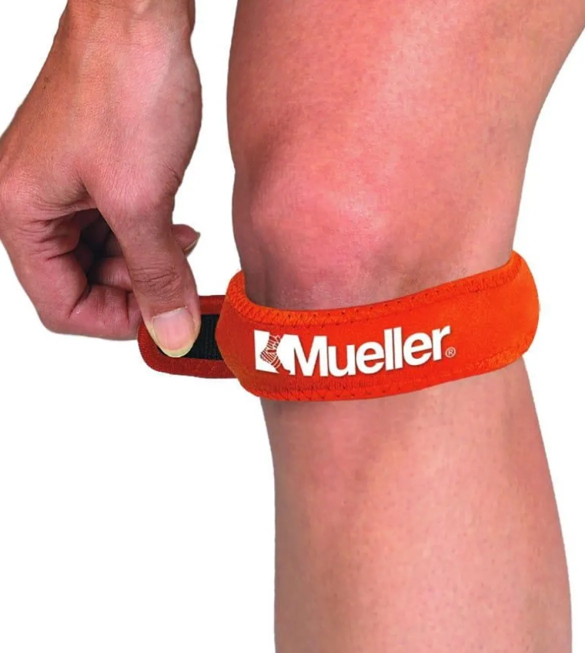 Opaska podrzepkowa na kolano skoczka regulowana uniwersalna Mueller