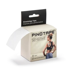 Pinotape Sport Sensitive 5cm x 5m dla wrażliwej skóry - biały