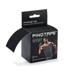 Pinotape Sportwodoodporny, mocny tejp dla sportowców 5 cm x 5 m czarny