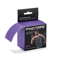 Pinotape Sportwodoodporny, mocny tejp dla sportowców 5 cm x 5 m fioletowy