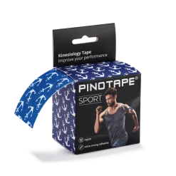 Pinotape Sportwodoodporny, mocny tejp dla sportowców 5 cm x 5 m kotwice