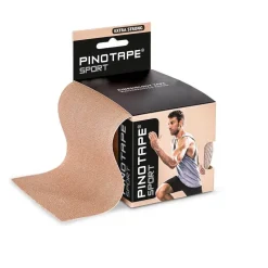Pinotape Sport XL/XXL wodoodporny tejp dla dużych grup mięśniowych 10 cm x 5 m beżowy