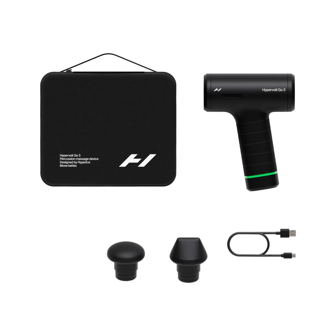 Pistolet do masażu Hypervolt GO 3 czarny