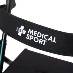 Podpórka czterokołowa ze stalową ramą i hamulcami Strong Active MSupport