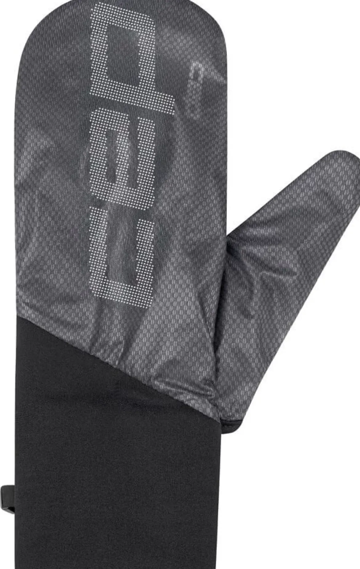 Rękawiczki sportowe ciepłe Pro Run 2w1 odblaskowe unisex czarne Core Run CEP