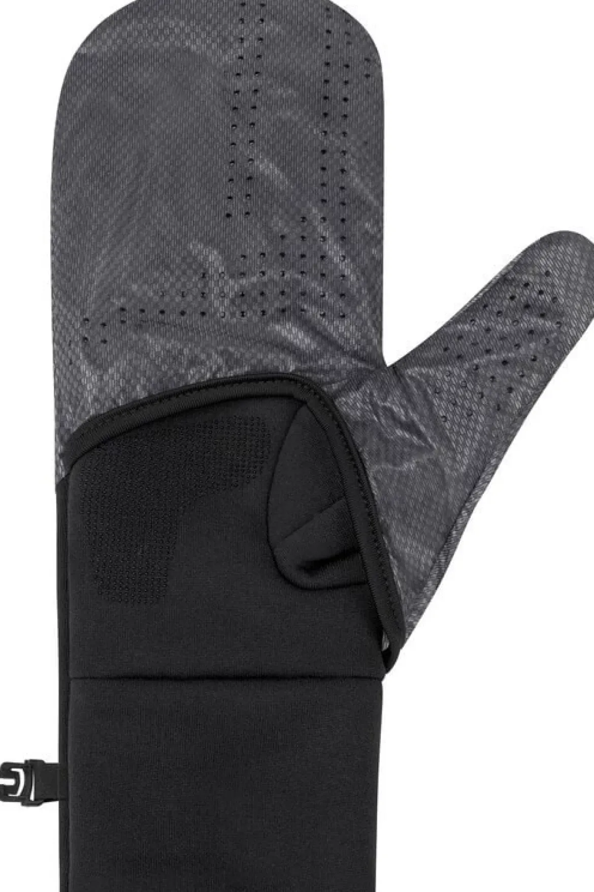 Rękawiczki sportowe ciepłe Pro Run 2w1 odblaskowe unisex czarne Core Run CEP