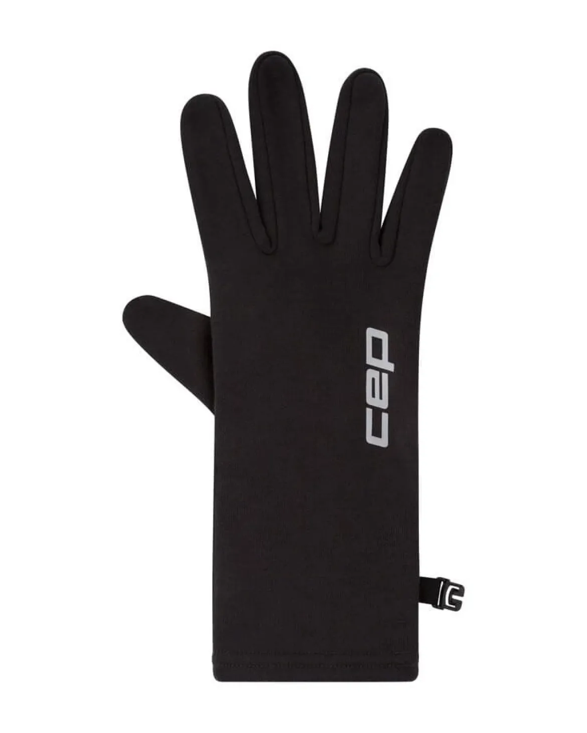 Rękawiczki sportowe na zimę z wełną merino unisex czarne Core Run CEP
