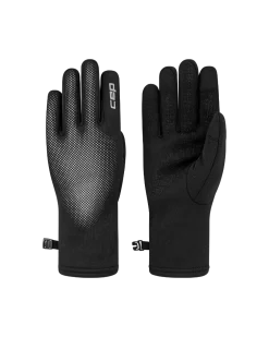 Rękawiczki sportowe odblaskowe unisex czarne Core Run CEP